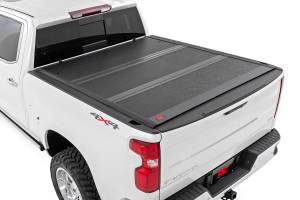 Hard Low Profile Bed Cover 6 Foot 7 Inch Bed Rail Cap Silverado/Sierra 1500/2500HD/3500HD (14-19 & Classic) Rough Country