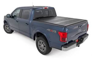 Rough Country - Hard Low Profile Bed Cover 5 Foot 7 Inch Bed Ford F-150 (15-20)/Raptor (17-20) Rough Country - Image 2