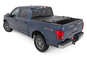 Rough Country - Hard Low Profile Bed Cover 5 Foot 7 Inch Bed Ford F-150 (15-20)/Raptor (17-20) Rough Country - Image 3