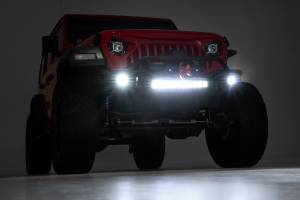 Rough Country - Front Winch Bumper Tubular Skid Plate Jeep Gladiator JT/Wrangler JK & JL/Wrangler Unlimited Rough Country - Image 4