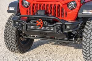 Rough Country - Front Winch Bumper Tubular Skid Plate Jeep Gladiator JT/Wrangler JK & JL/Wrangler Unlimited Rough Country - Image 6