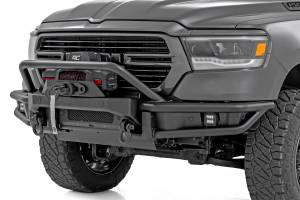 Rough Country - Front Bumper Tubular Winch Mount Ram 1500 2WD/4WD (2019-2024) Rough Country - Image 1