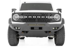 Rough Country - Front Bumper Modular Full Wings Flood Fog Ford Bronco 4WD (21-25) Rough Country - Image 2