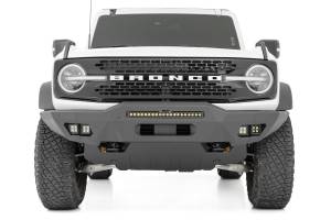 Rough Country - Front Bumper Modular Full Wings Amber DRL Ford Bronco 4WD (2021-2025) Rough Country - Image 2