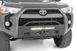 Rough Country - Front Bumper Hybrid 20 Inch Black LED Amber Toyota 4Runner 2WD/4WD (14-24) Rough Country - Image 2