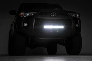 Rough Country - Front Bumper Hybrid 20 Inch Black LED Amber Toyota 4Runner 2WD/4WD (14-24) Rough Country - Image 3