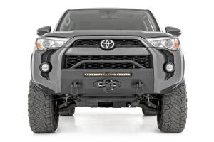 Rough Country - Front Bumper Hybrid 20 Inch Black LED Amber Toyota 4Runner 2WD/4WD (14-24) Rough Country - Image 4