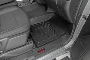 Rough Country - Floor Mats FR Bucket Crew Silverado/Sierra 1500/2500HD/3500HD (19-26) Rough Country - Image 5