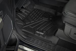 Rough Country - Flex-Fit Floor Mats Front Ford F-250/F-350 Super Duty 2WD/4WD (2017-2026) Rough Country - Image 2