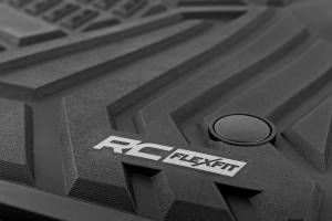 Rough Country - Flex-Fit Floor Mats Front Ford F-250/F-350 Super Duty 2WD/4WD (2017-2026) Rough Country - Image 3