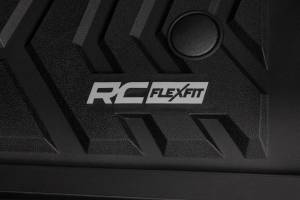 Rough Country - Flex-Fit Floor Mats Front Ford F-250/F-350 Super Duty 2WD/4WD (2017-2026) Rough Country - Image 4