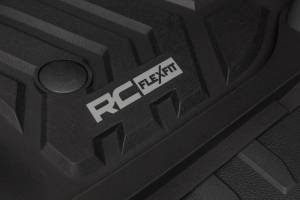 Rough Country - Flex-Fit Floor Mats Front Ford F-250/F-350 Super Duty 2WD/4WD (2017-2026) Rough Country - Image 6