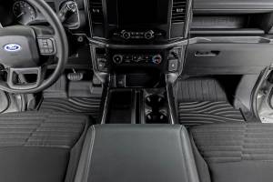 Rough Country - Flex-Fit Floor Mats Front Ford F-150 (15-26)/F-150 Lightning (22-26)/Raptor (17-25) Rough Country - Image 4