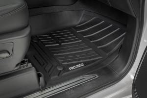 Rough Country - Flex-Fit Floor Mats Front Bucket Silverado/Sierra 1500/2500HD/3500HD (19-26) Rough Country - Image 3