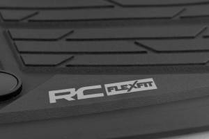 Rough Country - Flex-Fit Floor Mats Front Bucket Silverado/Sierra 1500/2500HD/3500HD (19-26) Rough Country - Image 6