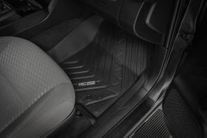 Rough Country - Flex-Fit Floor Mats Front and Rear Toyota Tacoma 2WD/4WD (2016-2023) Rough Country - Image 5