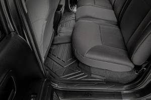 Rough Country - Flex-Fit Floor Mats Front and Rear Toyota Tacoma 2WD/4WD (2016-2023) Rough Country - Image 6