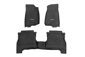 Rough Country - Flex-Fit Floor Mats FR & RR RR Lockable Jeep Gladiator JT 4WD (20-25) Rough Country - Image 1