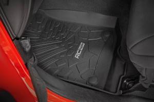 Rough Country - Flex-Fit Floor Mats FR & RR RR Lockable Jeep Gladiator JT 4WD (20-25) Rough Country - Image 2