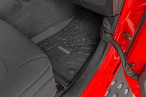 Rough Country - Flex-Fit Floor Mats FR & RR RR Lockable Jeep Gladiator JT 4WD (20-25) Rough Country - Image 4