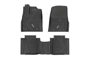 Flex-Fit Floor Mats FR & RR CrewMax Toyota Tundra 2WD/4WD (2022-2026) Rough Country