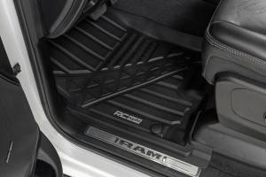 Rough Country - Flex-Fit Floor Mats FR & RR Crew Ram 1500 (19-24)/1500 TRX (21-24) Rough Country - Image 2