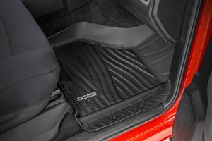 Rough Country - Flex-Fit Floor Mats FR & RR Crew Cab Ram 1500 2WD/4WD (2012-2018 & Classic) Rough Country - Image 3