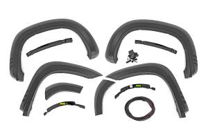 Fender Flares SF1 GCN Victory Red Chevy Silverado 1500 2WD/4WD (19-26) Rough Country