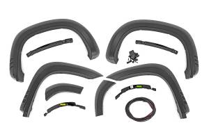 Fender Flares SF1 GBD Cypress Gray Chevy Silverado 1500 2WD/4WD (19-26) Rough Country