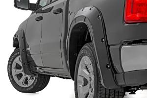 Rough Country - Fender Flares Defender PXJ Diamond Black Ram 1500 2WD/4WD (2025) Rough Country - Image 1