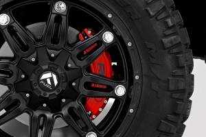 Rough Country - Caliper Covers Front and Rear Red Toyota Tundra 2WD/4WD (2022-2026) Rough Country - Image 4