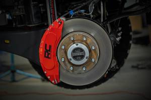 Rough Country - Caliper Covers Front and Rear Red Ford F-250/F-350 Super Duty (23-26) Rough Country - Image 6