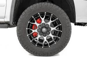 Rough Country - Caliper Covers Front and Rear Red Silverado/Sierra 2500HD/3500HD (20-26) Rough Country - Image 4