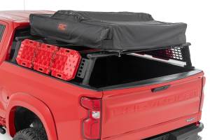 Rough Country - Bed Rack Half Rack Aluminum Chevy Silverado 1500 2WD/4WD (2019-2026) Rough Country - Image 1
