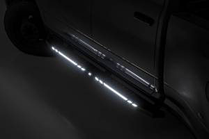 Rough Country - AC2 Running Boards Amber/White Crew Cab Ram 1500/2500/3500 2WD/4WD (2010-2025 & Classic) Rough Country - Image 3