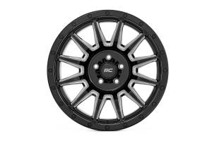 Rough Country - 90 Series Wheel One-Piece Gloss Black w/machined spokes 20x9 6x5.5 -12mm Rough Country - Image 2