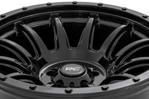 Rough Country - 90 Series Wheel One-Piece Gloss Black 20x10 8x170 -19mm Rough Country - Image 5