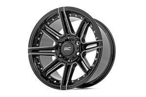Rough Country - 88 Series Wheel One-Piece Gloss Black 17x9 6x5.5 +0mm Rough Country - Image 4