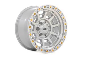 Rough Country - 85 Series Wheel Simulated Beadlock Full Machine 17x9 5x5 -12mm Rough Country - Image 4