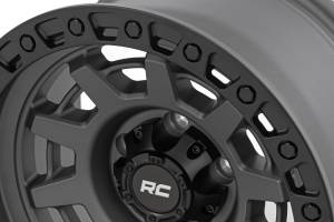 Rough Country - 85 Series Wheel One-Piece Gunmetal Gray/Black 15x8 5x5.5 -19mm Rough Country - Image 6