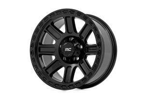 84 Series Wheel Gloss Black 17x8.5 5x5 +0mm Rough Country