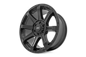 Rough Country - 81 Series Wheel One-Piece Semi Gloss Black 20x9 8x180 0mm Rough Country - Image 3