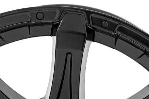 Rough Country - 81 Series Wheel One-Piece Semi Gloss Black 20x9 8x180 0mm Rough Country - Image 5