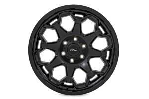 Rough Country - 80 Series Wheel One-Piece Semi Gloss Black 20x10 8x180 -19mm Rough Country - Image 2
