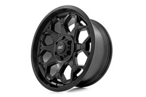 Rough Country - 80 Series Wheel One-Piece Semi Gloss Black 20x10 8x180 -19mm Rough Country - Image 3