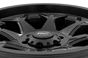 Rough Country - 80 Series Wheel One-Piece Semi Gloss Black 20x10 8x180 -19mm Rough Country - Image 5