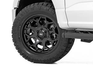 Rough Country - 80 Series Wheel One-Piece Semi Gloss Black 20x10 6x135 -19mm Rough Country - Image 6