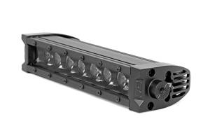 Rough Country - 8 Inch Black Series LED Light Bar Single Row Amber DRL Rough Country - Image 2