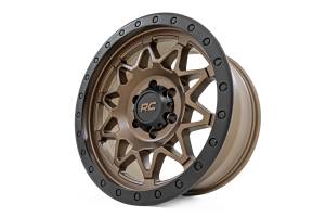 Rough Country - 78 Series Wheel Simulated Beadlock Bronze/Black 18x9 8x6.5 -12mm Rough Country - Image 3
