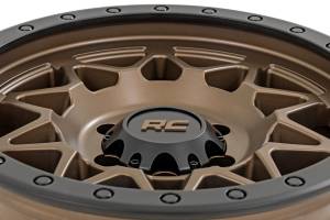 Rough Country - 78 Series Wheel Simulated Beadlock Bronze/Black 18x9 8x6.5 -12mm Rough Country - Image 4